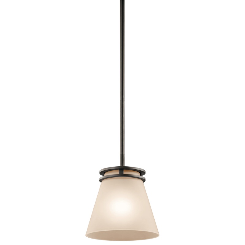 Kichler 1687OZ One Light Mini Pendant, Olde Bronze