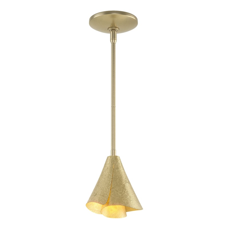 Mobius Steel Shade Mini Pendant Modern Brass