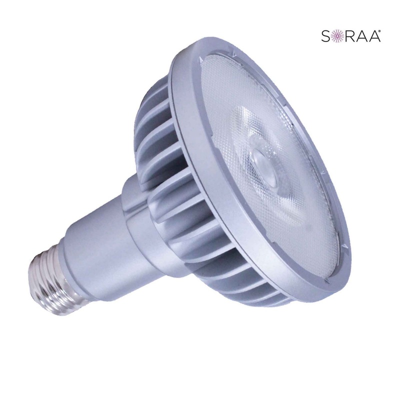 SORAA 18.5W LED PAR30L 3000K VIVID 60 DIM Light Bulb by Bulbrite