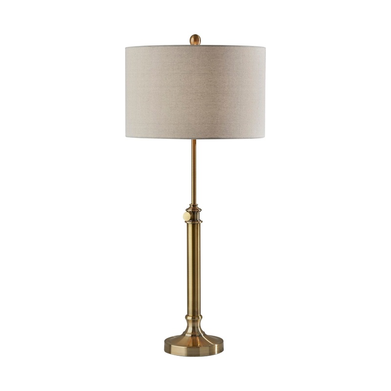 Barton Table Lamp Antique Brass