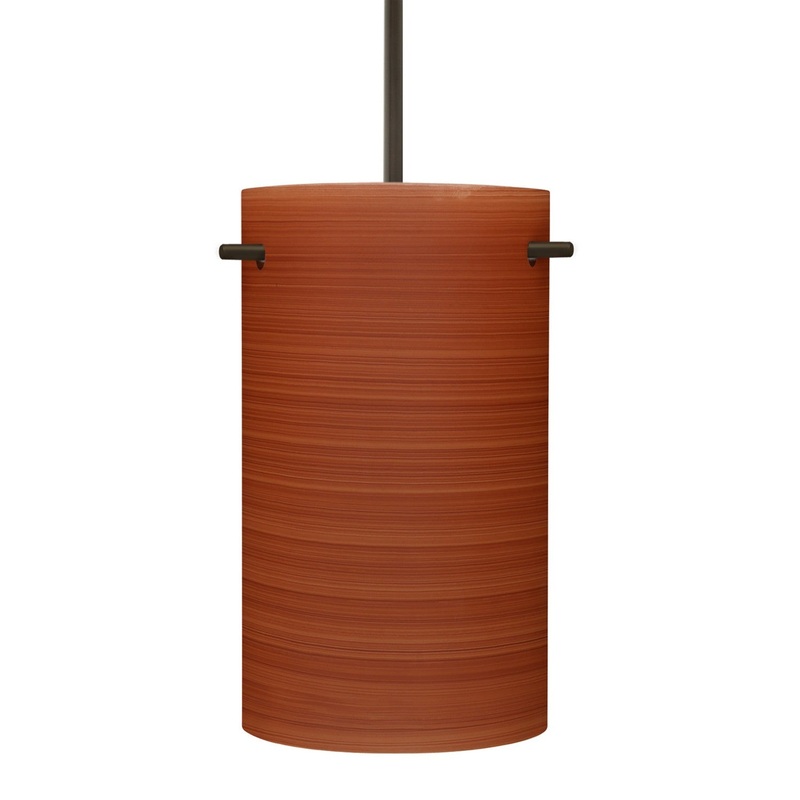 Besa J-4005CH-LED-BR Besa Tamburo 5 Pendant LED Pendant Bronze