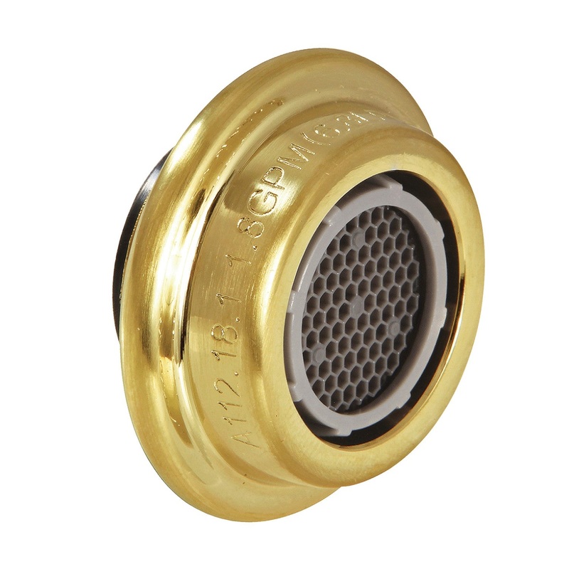 Cal Green Z18KSSA7127 1.8 GPM Male Aerator, Brushed Brass