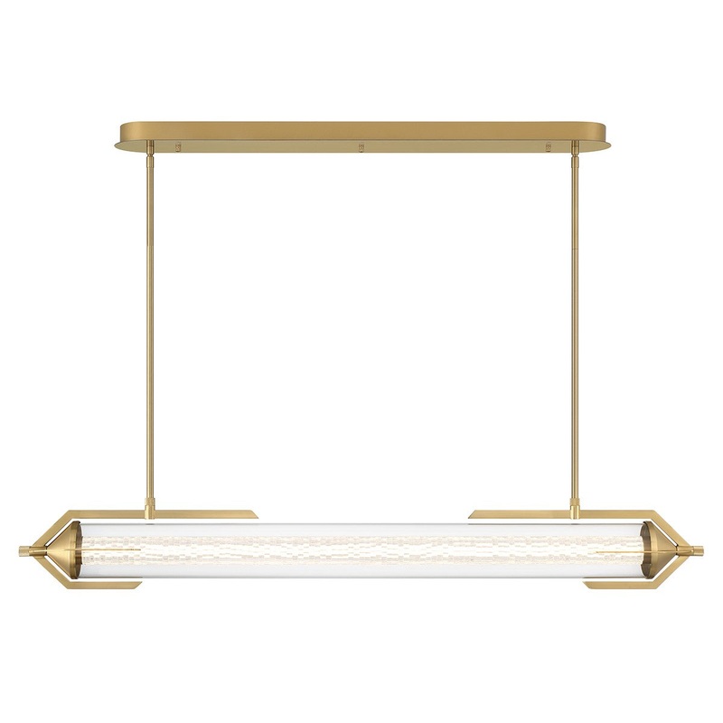 LED Chandelier from the Espada Collection in Gold Finish by Eurofase