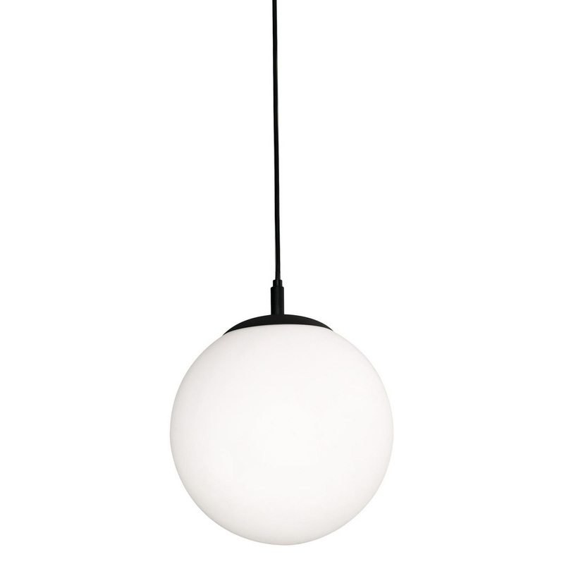 One Light Pendant from the Loretto Collection in Black Finish by AFX Lighting