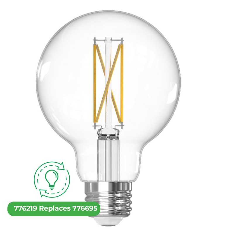 7.60Watt G25 Clear, 800  Lumens, E26 base, 120 Volt Light Bulb by Bulbrite