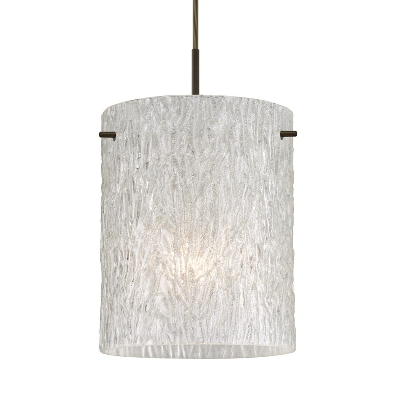 Besa J-4006GL-BR Besa Tamburo 8 Pendant One Light Pendant Bronze