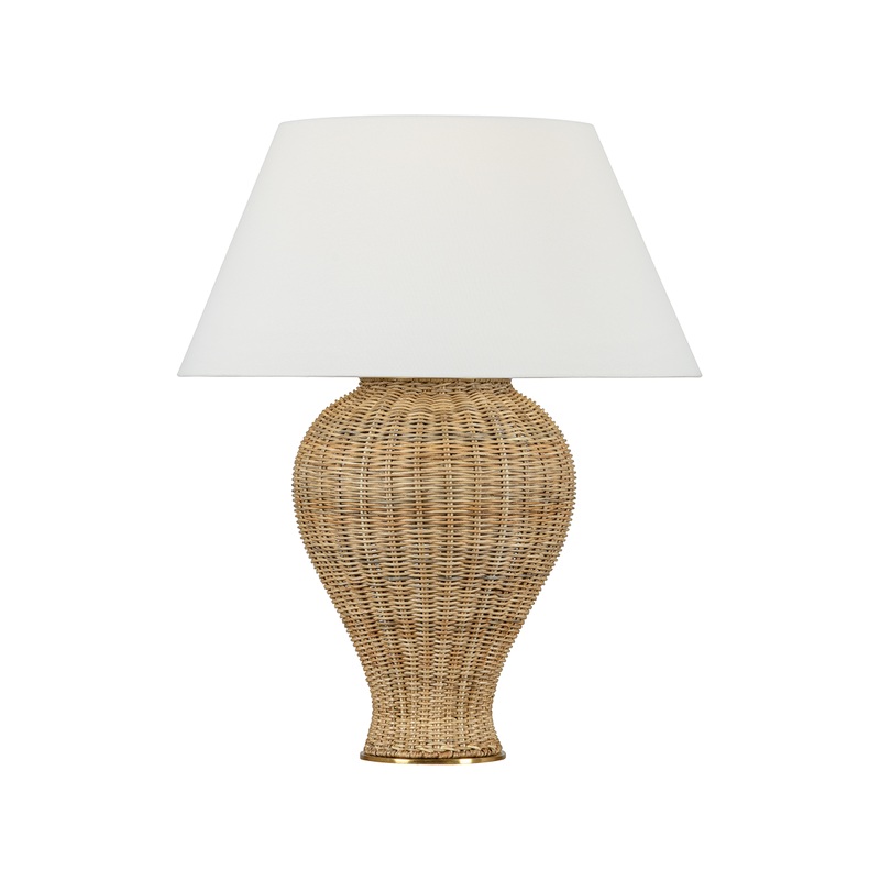Chatsworth 1-Light Table Lamp Aged Brass