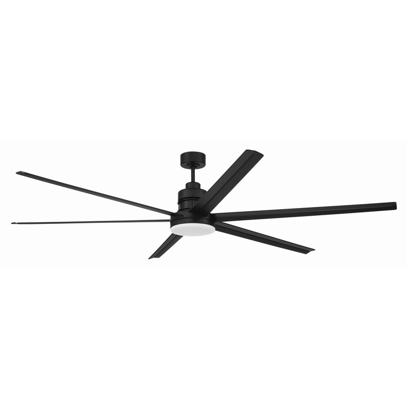 Craftmade MND80FB6 Mondo 80 Indoor/Outdoor 80″Ceiling Fan Brushed Polished Nickel