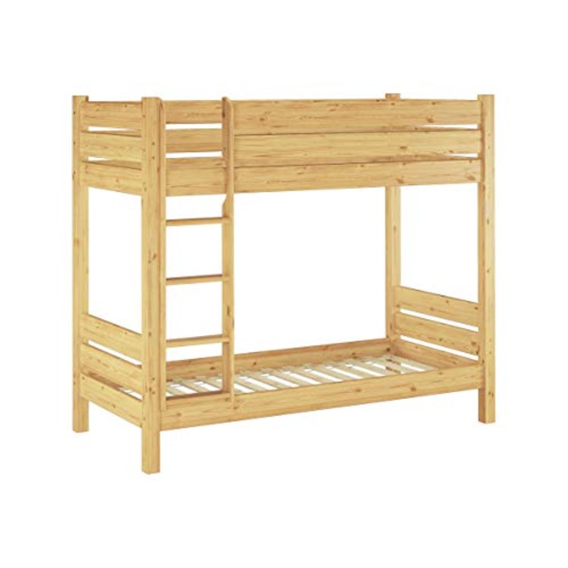 Erst-Holz Letto a Castello in Pino Anche per Adulti 90×200 divisibile nicchia da 100cm 60.16-09T100