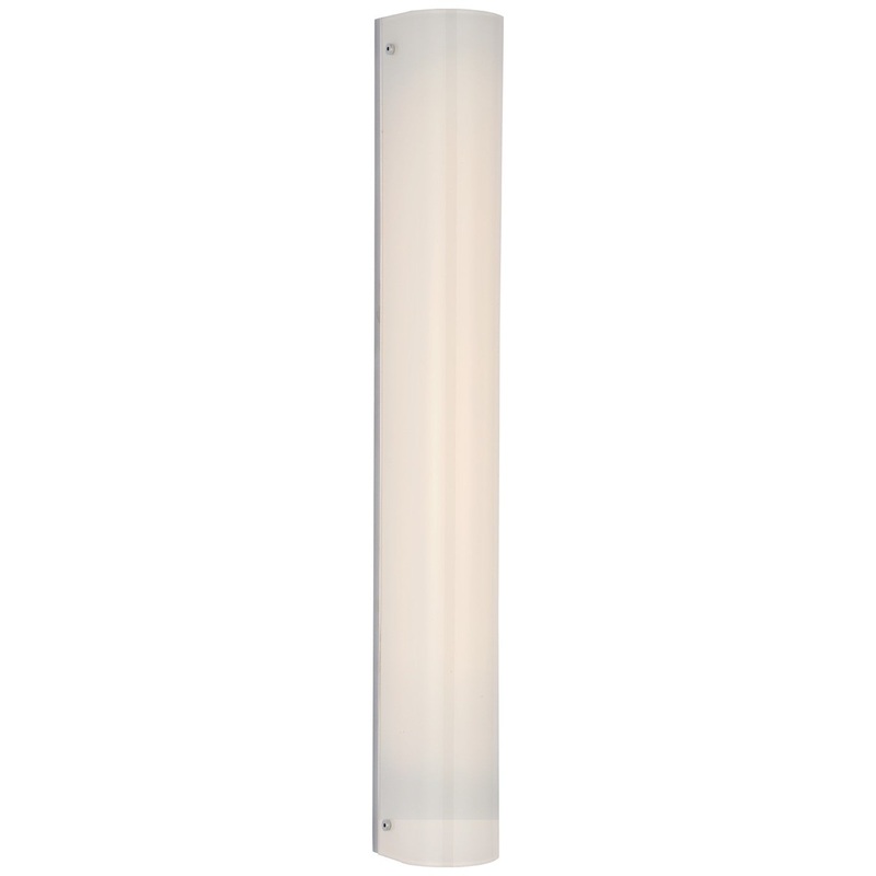 LED Bath Light from the Penhold Collection in Polished Nickel Finish by Visual Comfort Signature