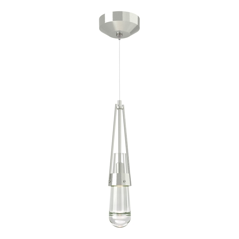 Link Clear Glass Low Voltage Mini Pendant Sterling