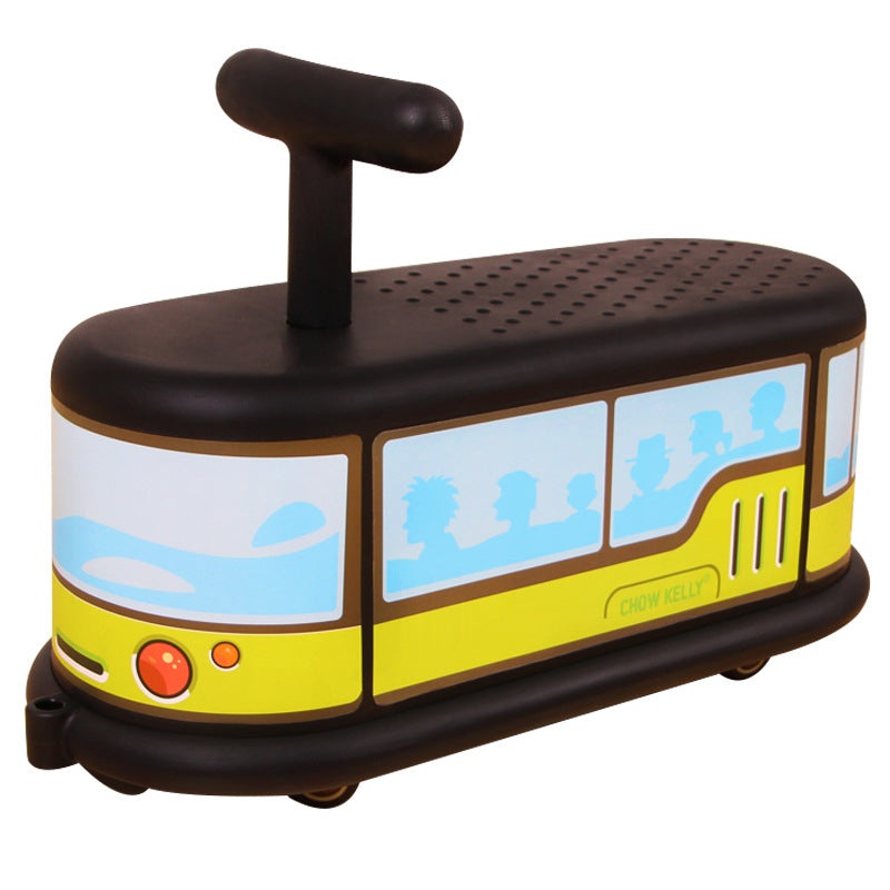 Town Bus Quiet Ride Twist Car for Toddlers – Fun Wiggle Ride-On Toy