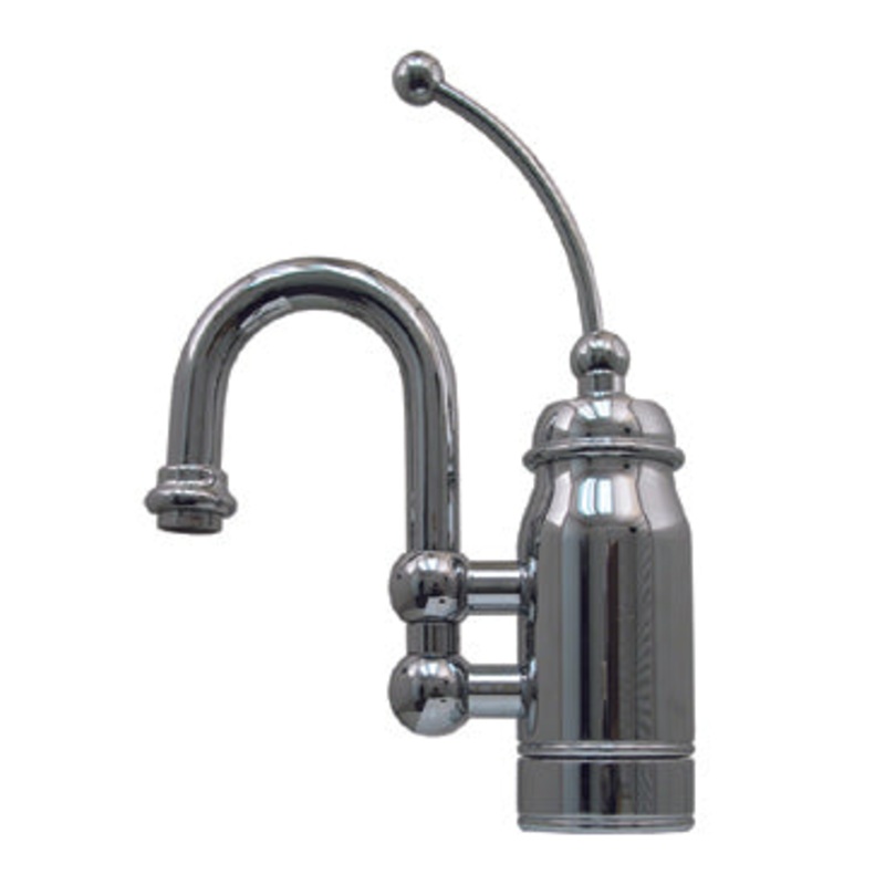 Baby Horizon Single Handle Entertainment/Prep Faucet with Curved Extended Stick Handle and Curved Swivel Spout