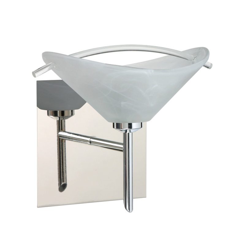 Besa 1SW-181304-CR-SQ Hoppi One Light Wall Sconce Chrome
