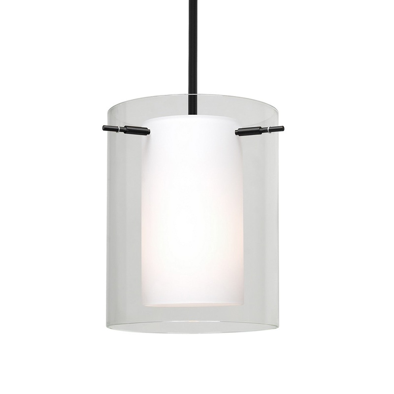 Besa 1TT-C00607-LED-BK Besa Pahu 8 Stem Pendant LED Pendant Black