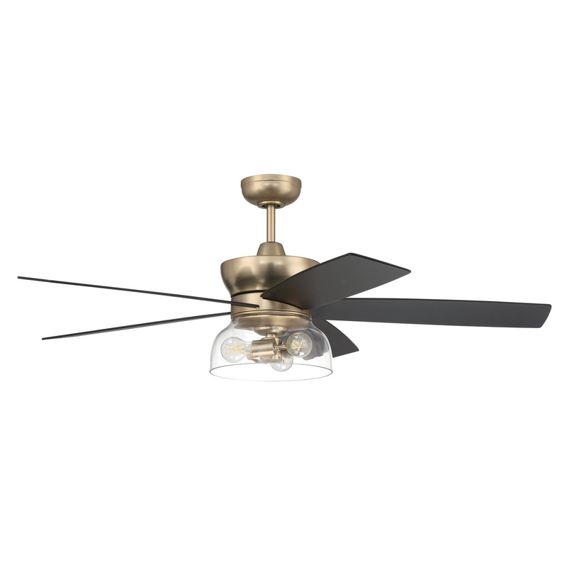 Craftmade GBN52SB5 Gibson 52″Ceiling Fan Satin Brass