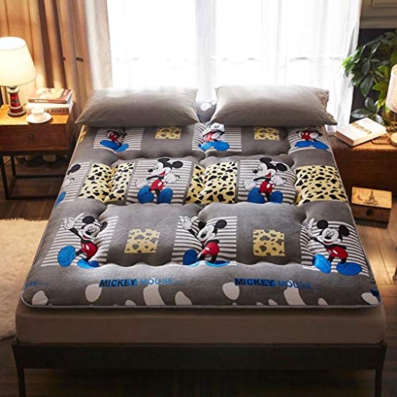 GLzcyoo Stuoia strisciante, Tatami Materasso, Comfort Portatile, Materasso Piano Terra Sleeping Pad Pieghevole Mat Pigro della Base for Dormitorio Camera (Color : B, Size : 1.5 * 2m)