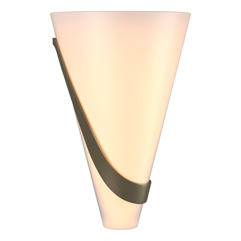 Half Cone Sconce Soft Gold Left