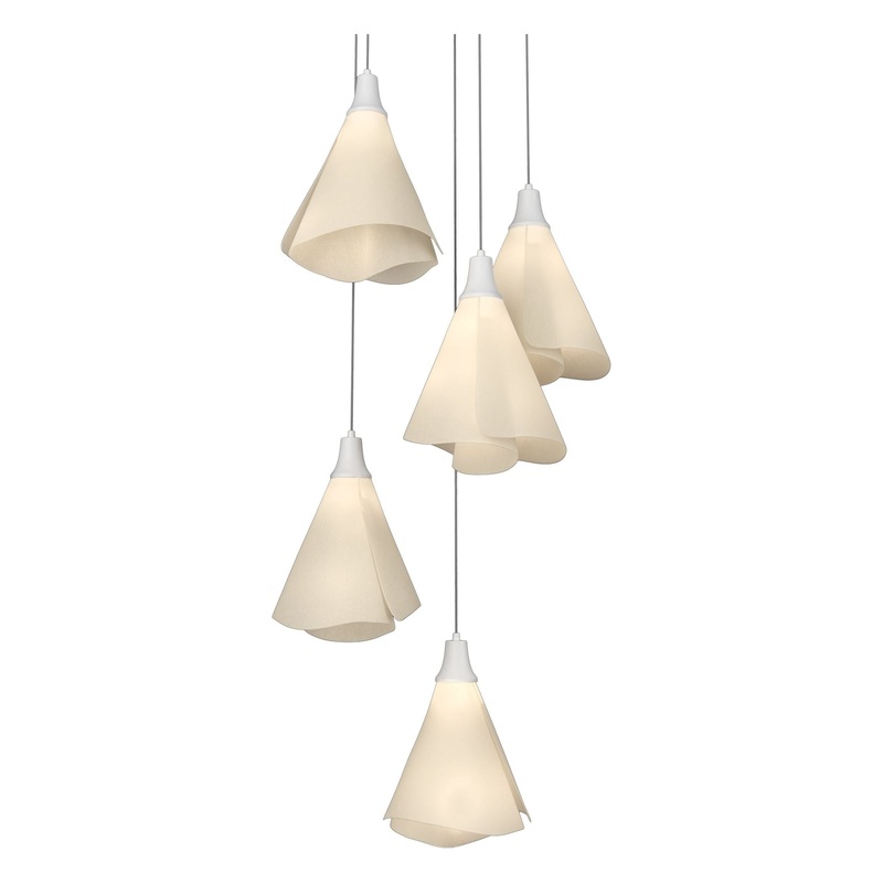 Mobius 5-Light Pendant White