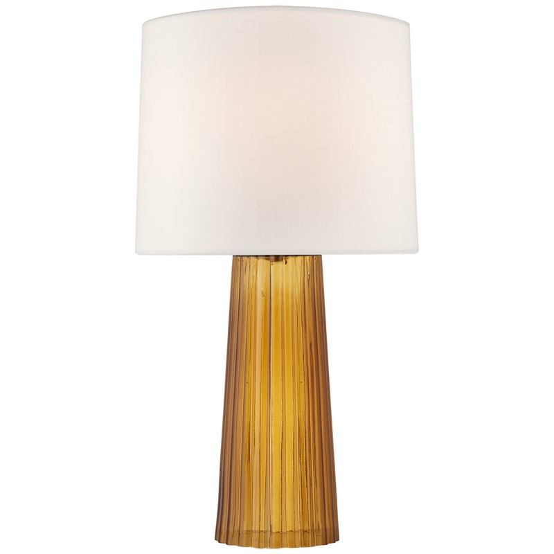 One Light Table Lamp from the Danube Collection in Amber Finish by Visual Comfort Signature