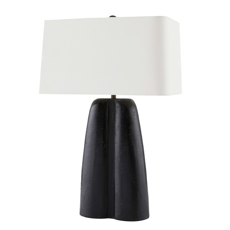One Light Table Lamp from the Romer Collection in Charcoal Finish by Arteriors
