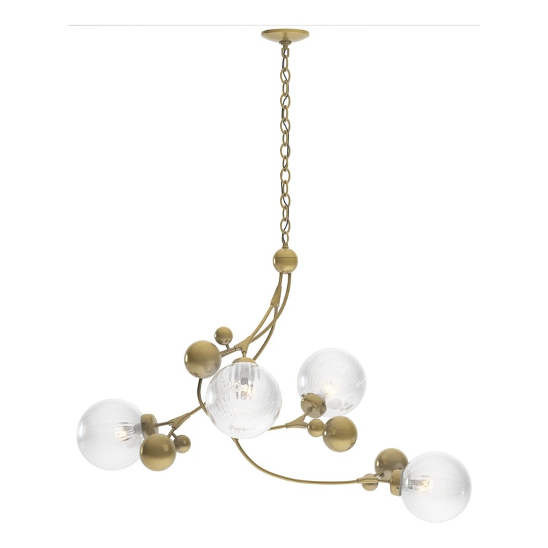 Sprig Pendant Modern Brass Water Glass (LL)