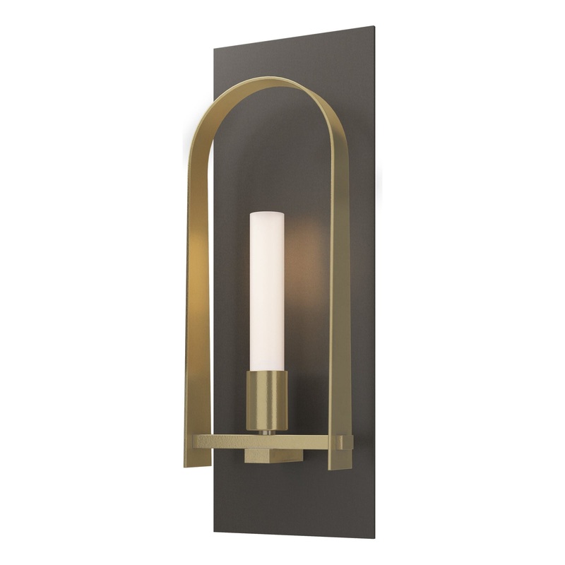 Triomphe 1-Light Sconce Dark Smoke Modern Brass