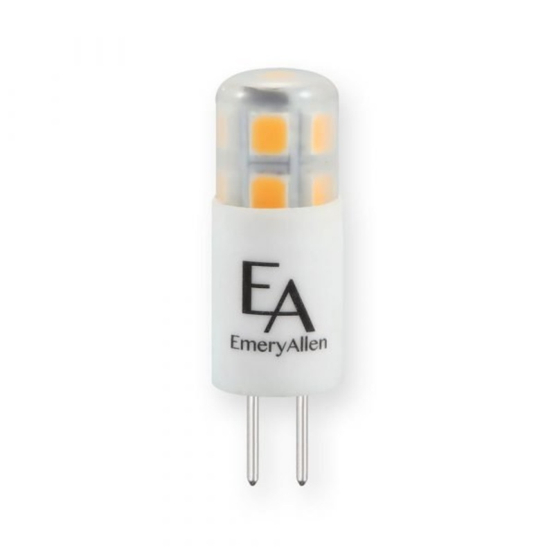 1 Watt LED, 100  Lumens, G4 Bi Pin base, 12 Volt Light Bulb by Emery Allen