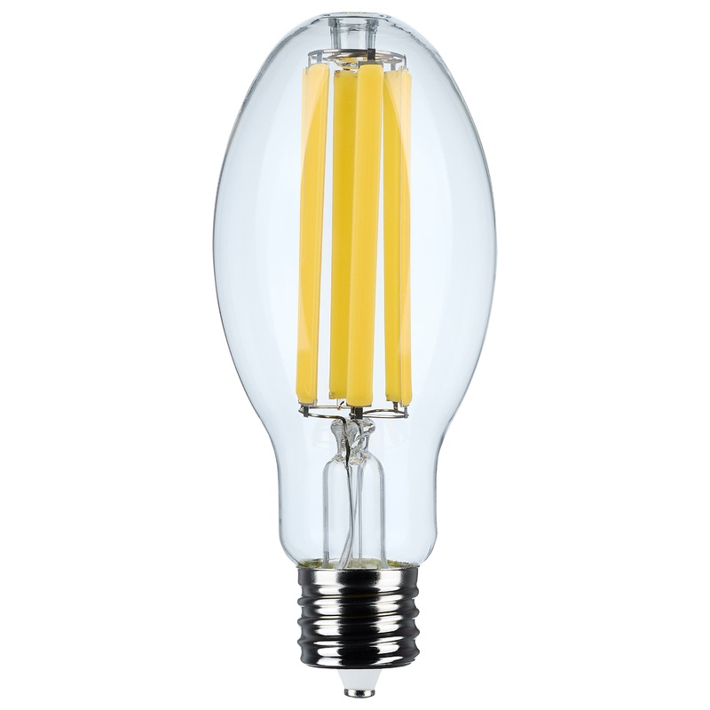 28 Watt LED HID Replacement – ED28 – 4000K – Extended Mogul Base – Clear – 120-277 Range Voltage by Satco