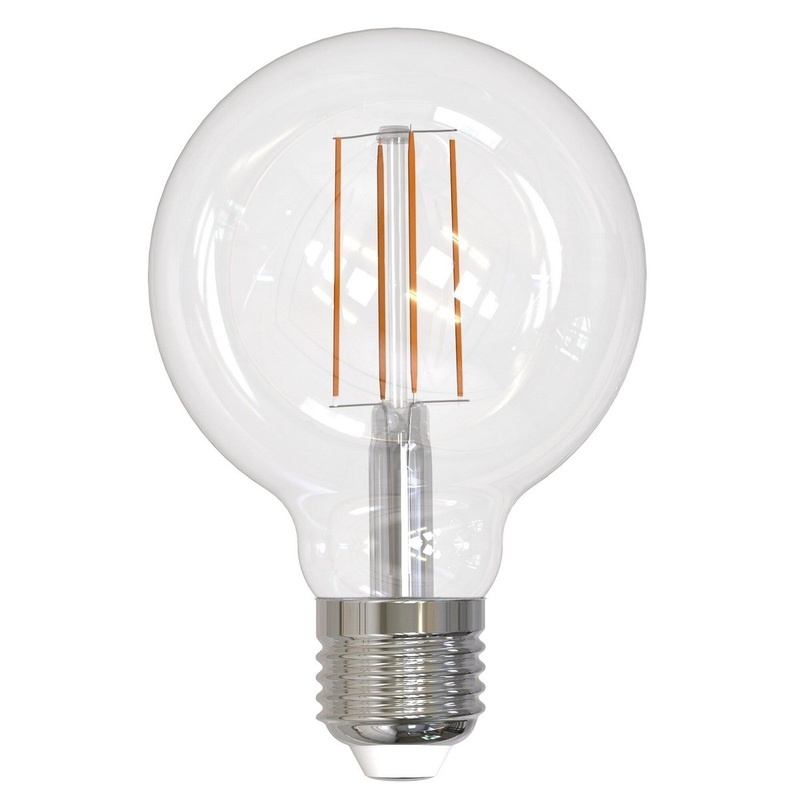 8.5 Watt G25 Clear, 800  Lumens, E26 base, 120 Volt Light Bulb by Bulbrite