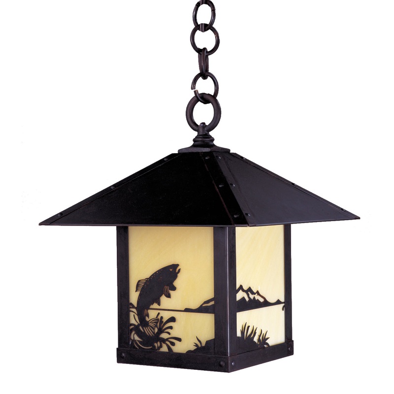Arroyo TRH-9TRTN-BZ Timber Ridge One Light Pendant Bronze