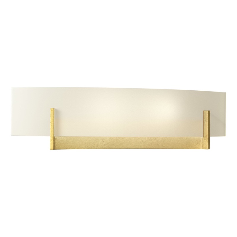 Axis Sconce Modern Brass Opal Glass (GG)