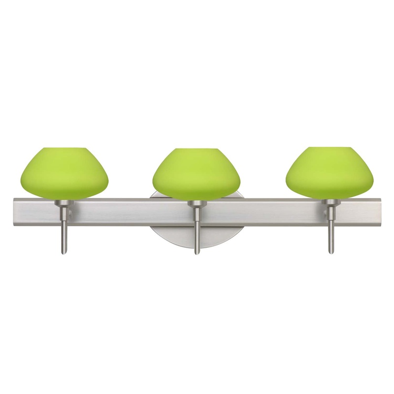 Besa 3SW-541035-SN Peri Three Light Wall Sconce Satin Nickel