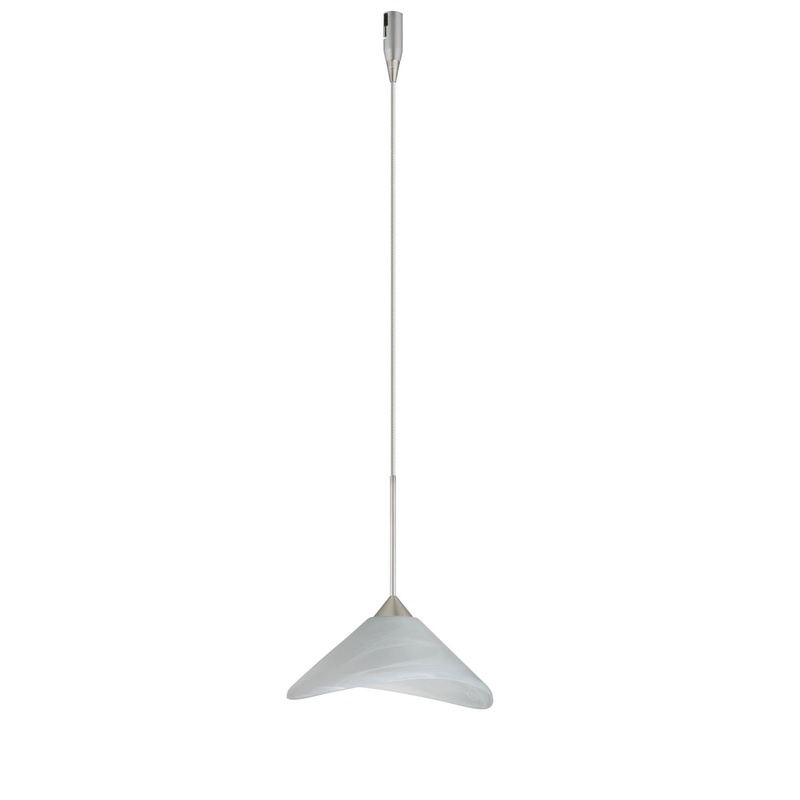Besa RXP-191352-SN Hoppi One Light Pendant Satin Nickel
