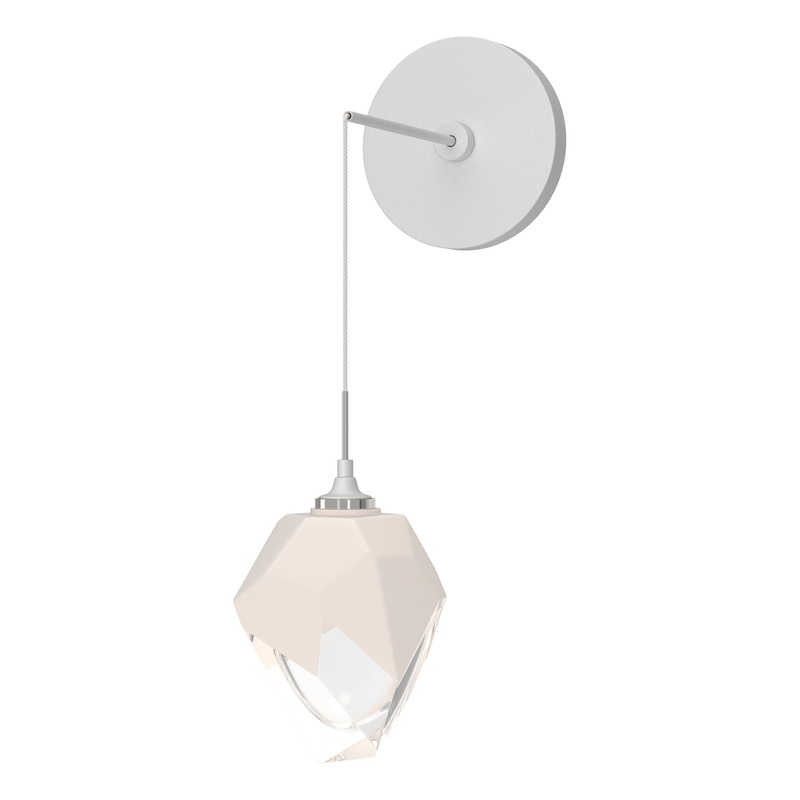 Chrysalis Small Low Voltage Sconce White White Crystal (WP)