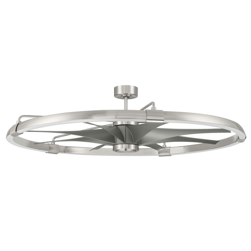 Craftmade AXL57BNK8 Axel 52″Ceiling Fan Brushed Polished Nickel