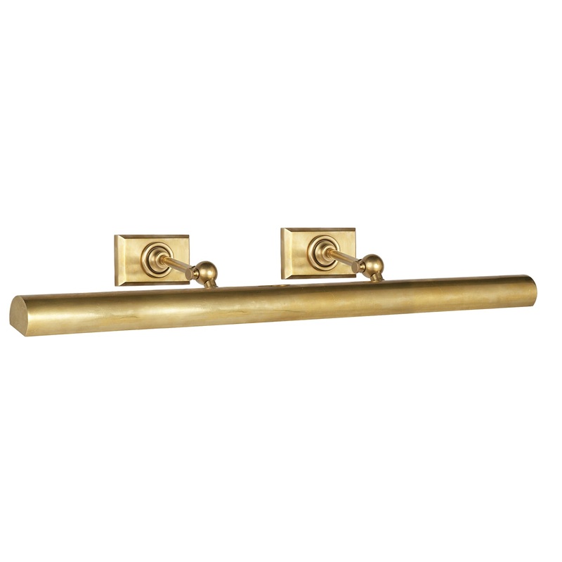 Four Light Picture Light from the Cabinet Maker Collection in Hand-Rubbed Antique Brass Finish by Visual Comfort Signature
