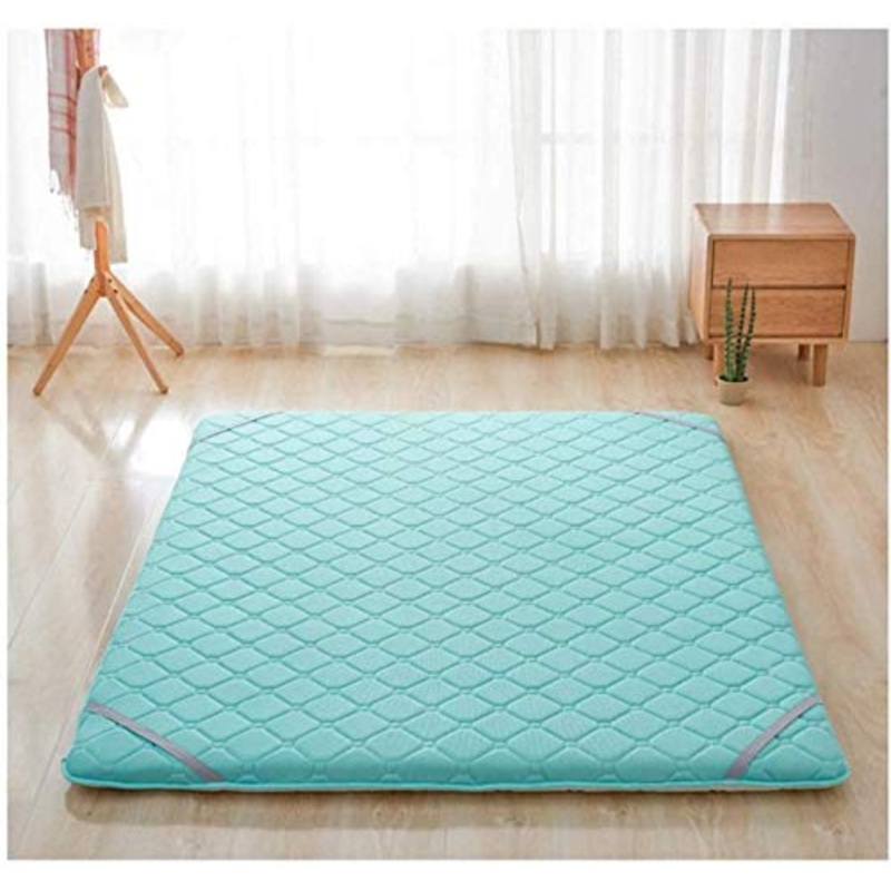 HKX Materasso Addensato, materassino Futon Materassino da Letto Verde Piccolo Matrimoniale 120×200 cm (47×79 Pollici)