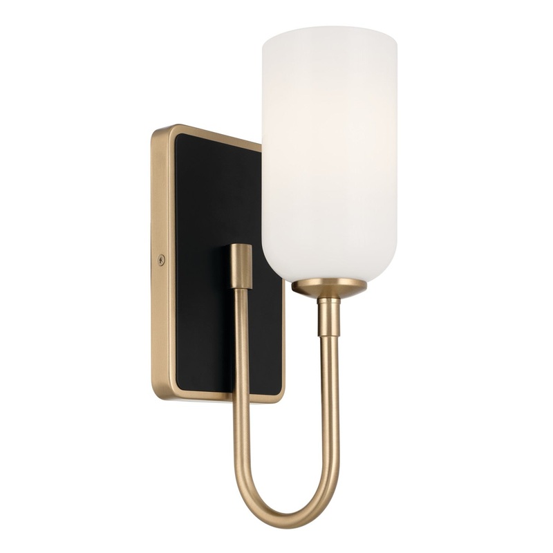 Kichler 55161CPZ One Light Wall Sconce, Champagne Bronze