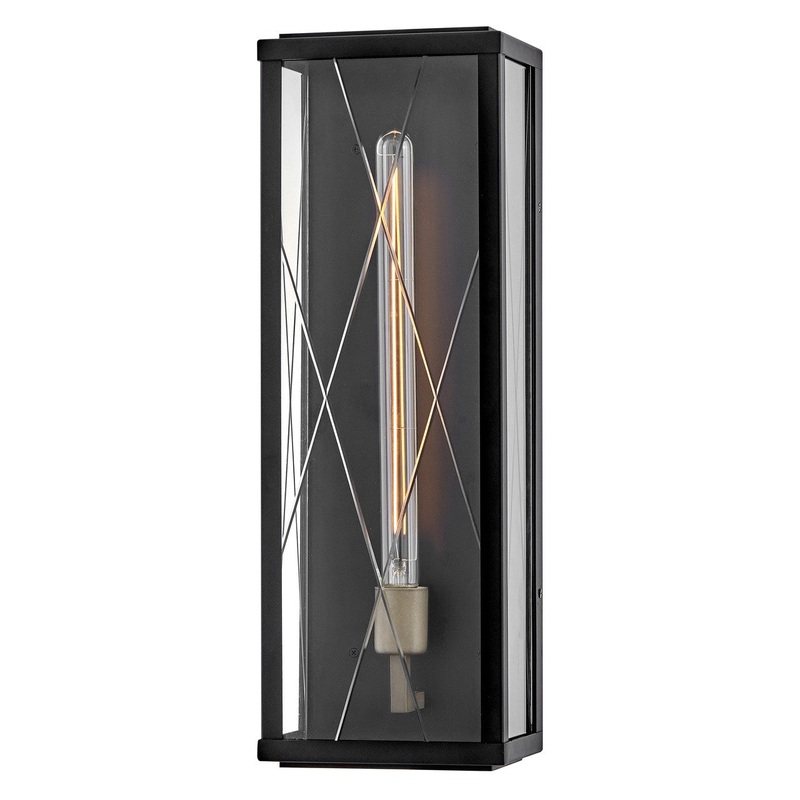 LED Wall Mount from the Monte Collection in Black Finish by Hinkley