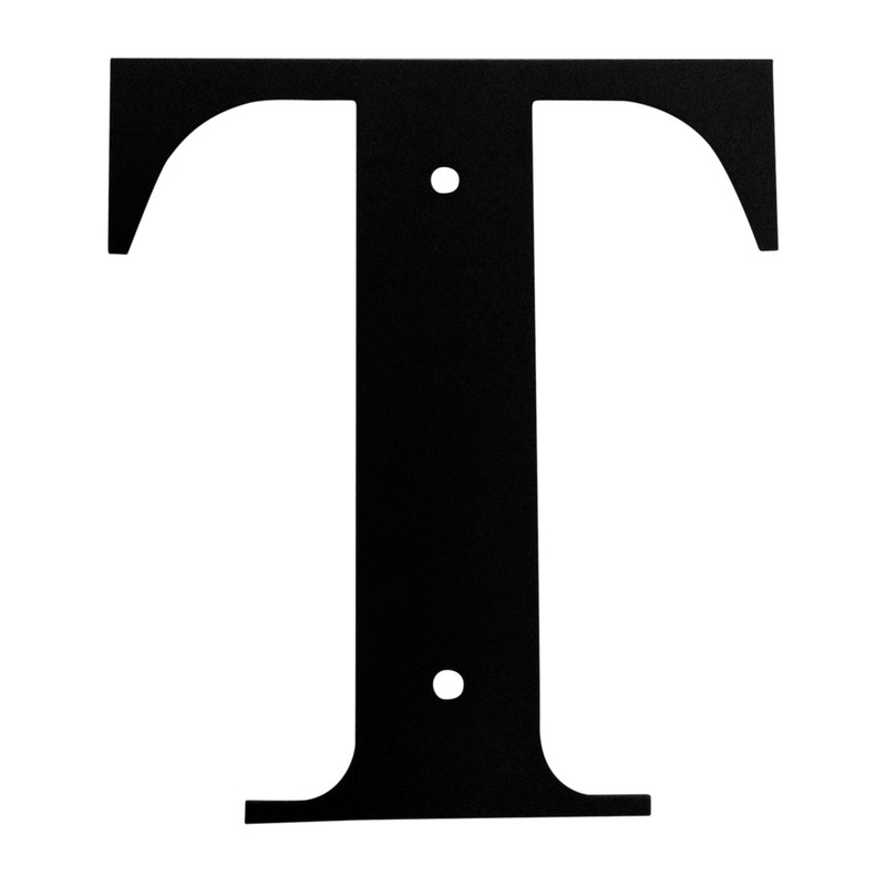 Village Wrought Iron LET-T-M Letter T Medium