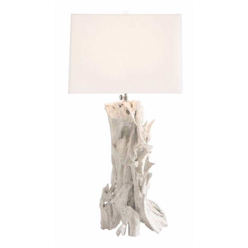 Arteriors 15408-394 Bodega One Light Table Lamp Distressed Whitewash