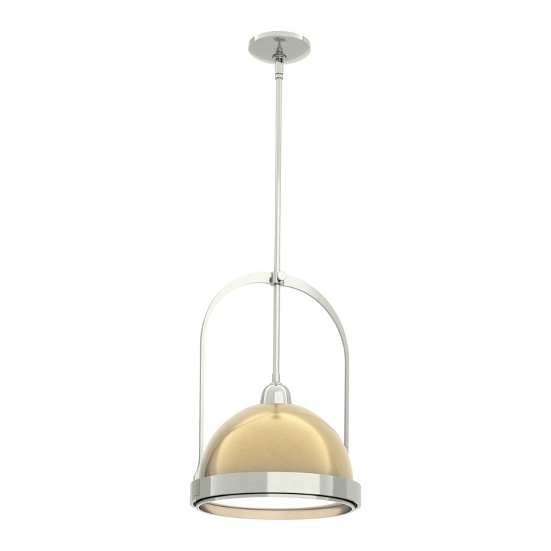Atlas Small Pendant Sterling Modern Brass