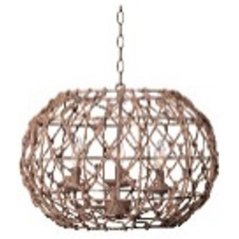 Aura 3-Light Pendant Tan