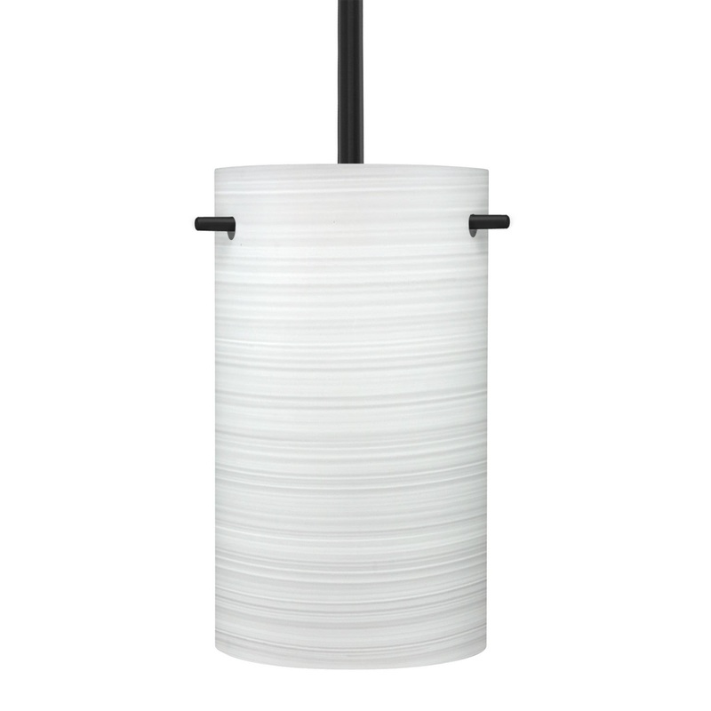 Besa 1TT-4005KR-LED-BK Besa Tamburo 5 Stem Pendant LED Pendant Black