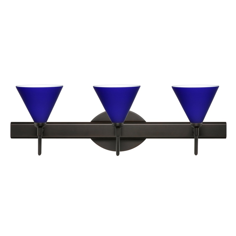 Besa 3SW-5121CM-BR Kani Three Light Wall Sconce Bronze (Discontinued)