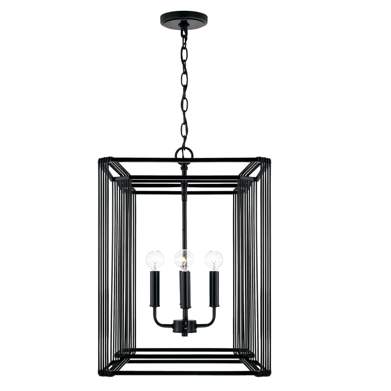 Capital Lighting 546041MB Lennon 4 Light Foyer Matte Black