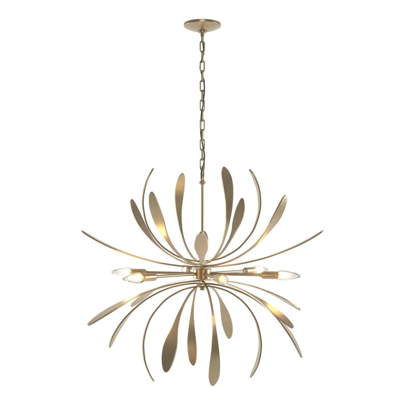 Dahlia Chandelier Soft Gold