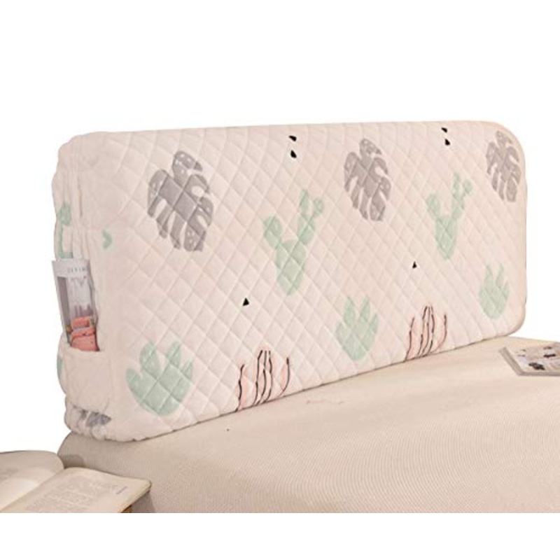 HDGZ Imbottita Elastica Copri Testata Letto Copertura Testata Letto Matrimoniale/Singolo Fodera Elastica Protezione, Protezione Elastica Lavabile (Color : J, Size : 210 * 60cm)