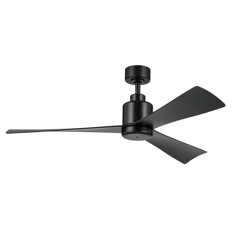 Kichler 310452SBK 52″ Ceiling Fan, Satin Black